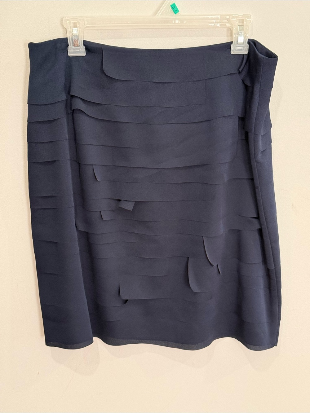 New Banana Republic 12 Navy Layered Shift Skirt - Women's 622